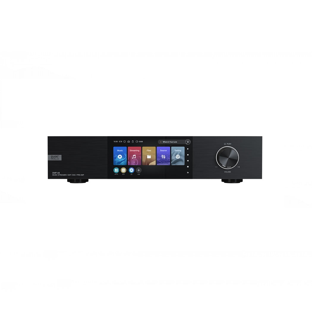 EverSolo DMP-A8 High-Resolution Music Streamer with Built-in DAC & Balanced Preamplifier - Perfect for Audiophiles & Home Theater Systems