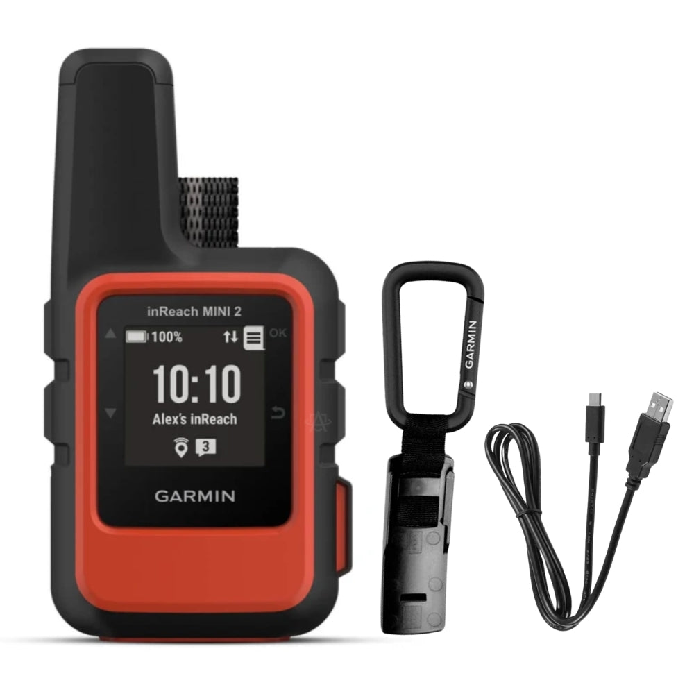 Garmin inReach Mini 2 - Compact Satellite GPS Communicator with SOS Emergency Alert & Two-Way Messaging | Perfect for Hiking, Camping, Backpacking & Outdoor Adventures