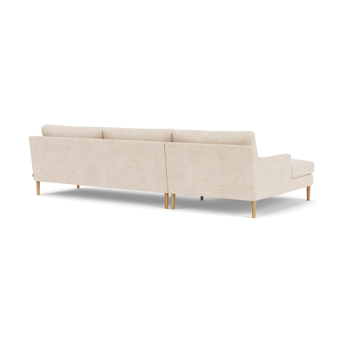 Astha Fabric Left Chaise Sofa - Modern L-Shaped Sectional Couch with Reversible Design for Living Room, Lounge & Home Theater Comfort