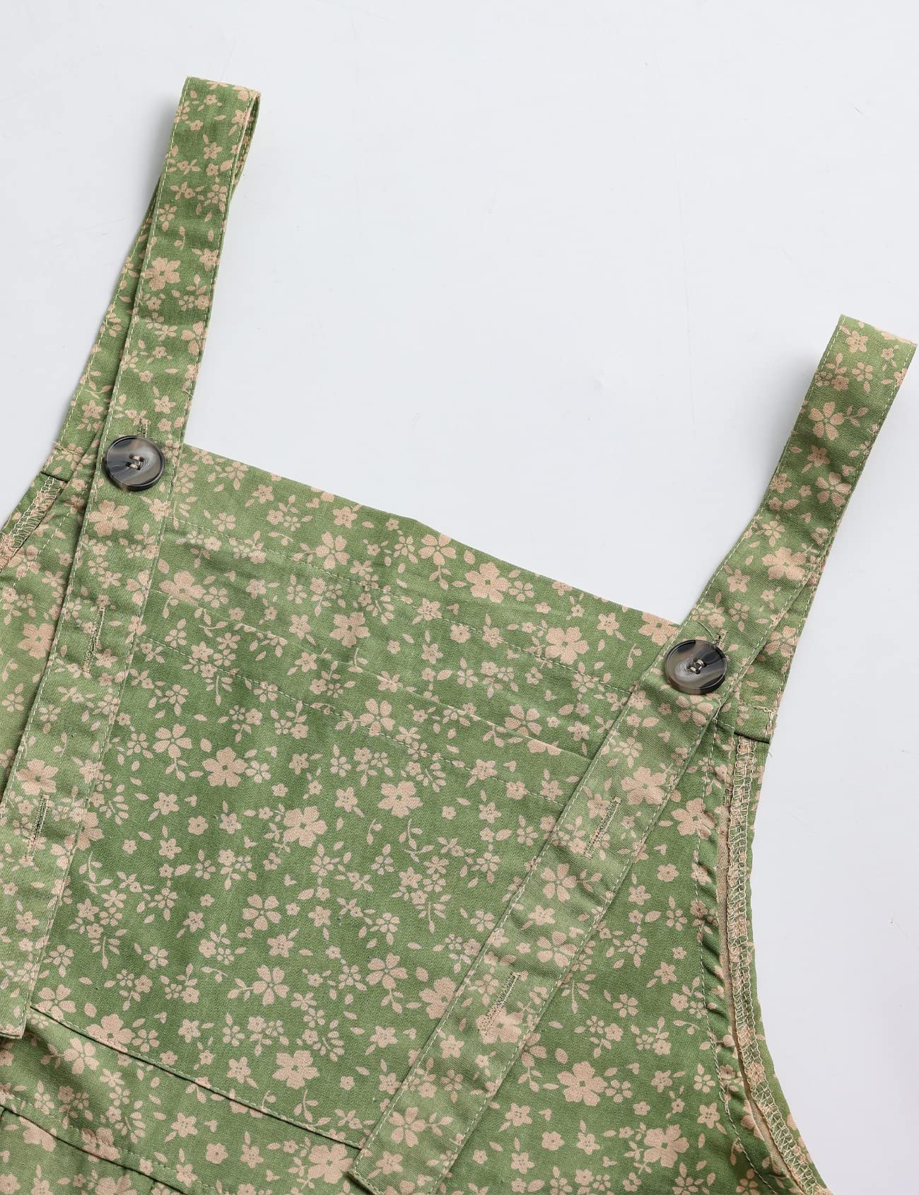 Gihuo Women's Linen Overalls - Loose Fit Baggy Bib Wide Leg Jumpsuit for Casual Summer Outfits | Trendy 2025 Fashion | Perfect for Beach, Picnic & Boho Style