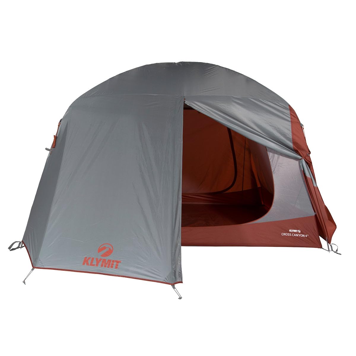 Klymit Cross Canyon 4-Person Camping Tent - Lightweight Backpacking Tent for Hiking & Outdoor Adventures - Perfect for Family Camping, Backpacking Trips & Wilderness Exploration