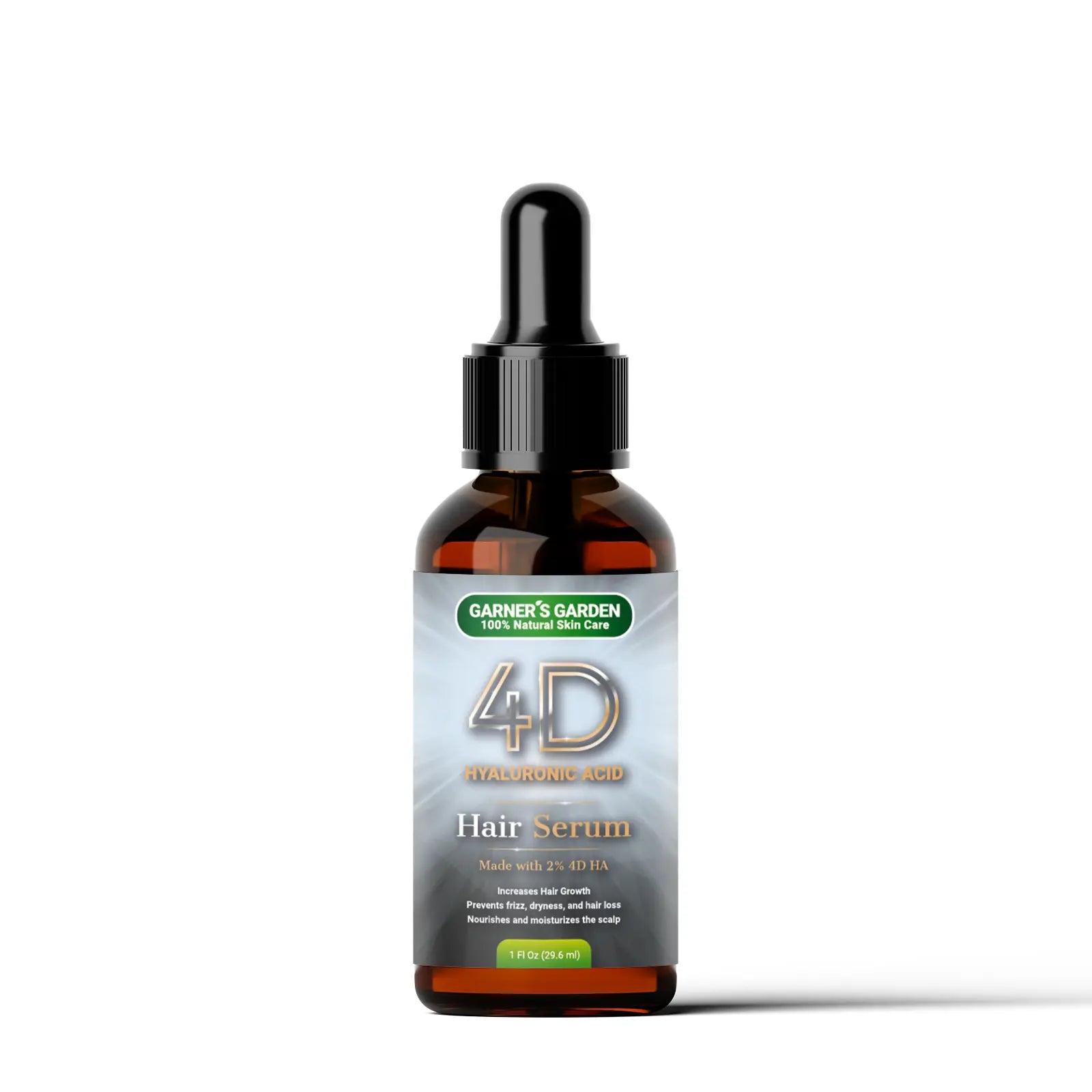 4D Hyaluronic Acid Hair Serum for Dry & Damaged Hair - Deep Hydration & Repair Treatment for Frizz Control & Shine - Perfect for Daily Use & Salon-Quality Results at Home