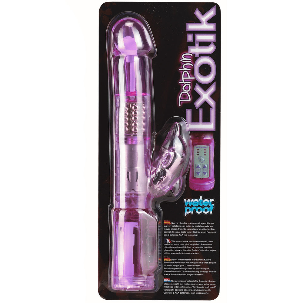 Exotic Dolphin Rotating Vibrator - Waterproof G-Spot Massager for Women - Perfect for Couples Play & Solo Pleasure
