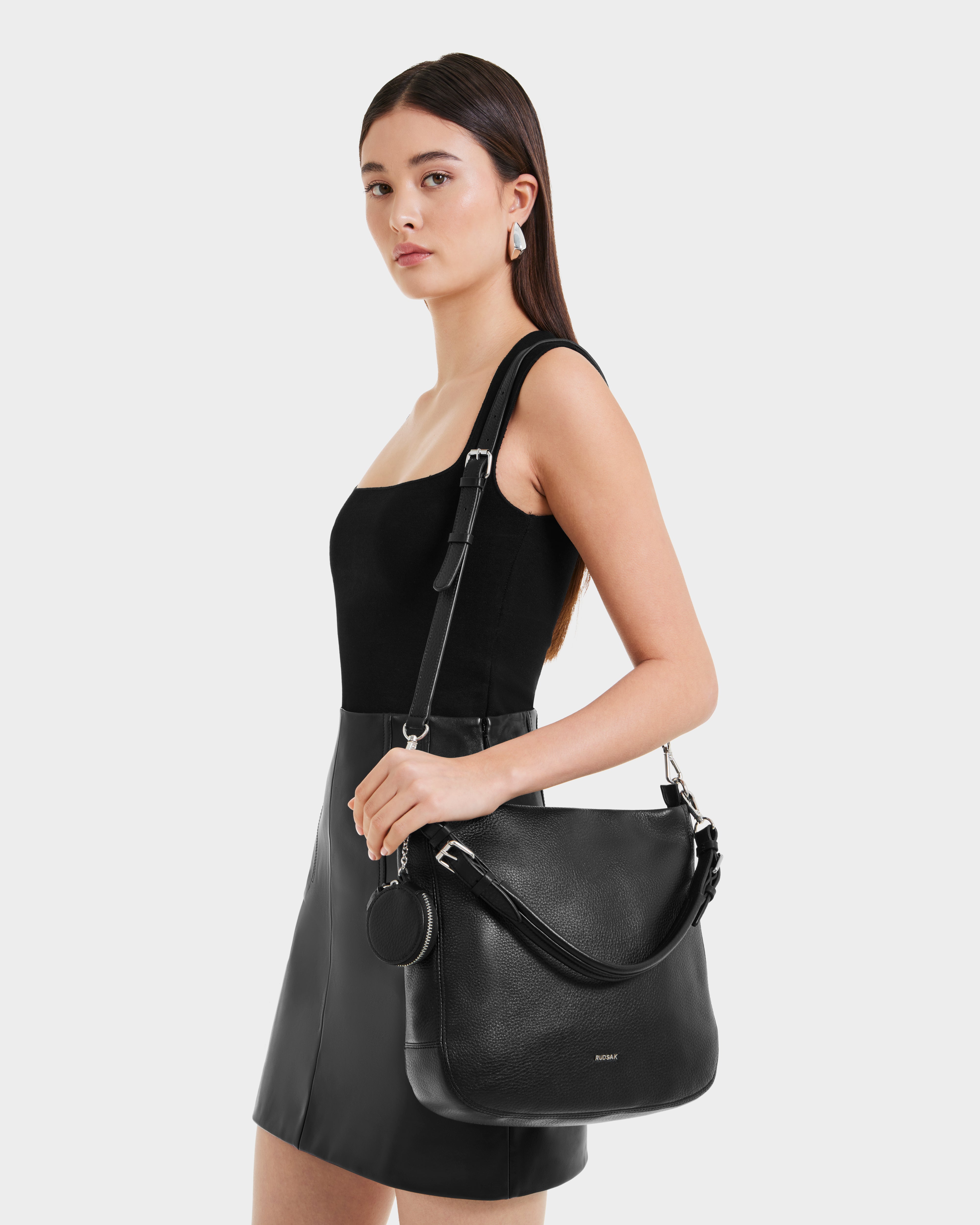 LUCYLE 8325012 Black Women's Fashion Handbag - Perfect for Work, Travel, and Everyday Use