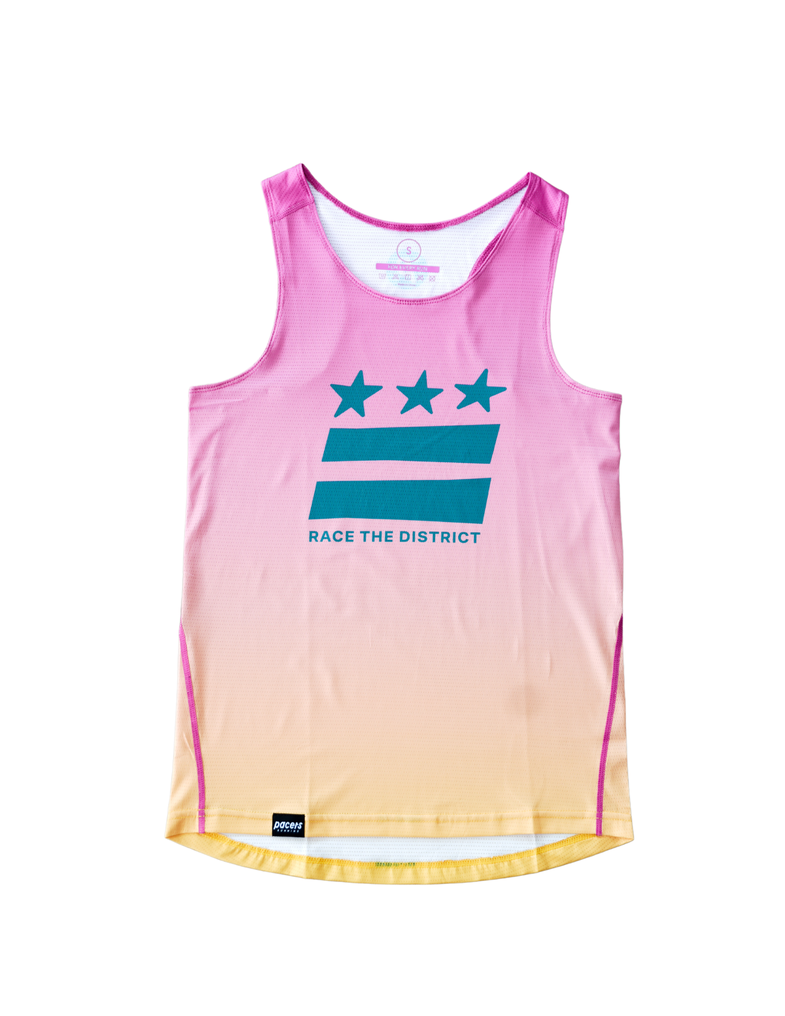 2:02 Men's Sunset DC Half Singlet - Lightweight Running Tank Top for Men - Breathable Athletic Shirt for Jogging, Gym & Outdoor Workouts