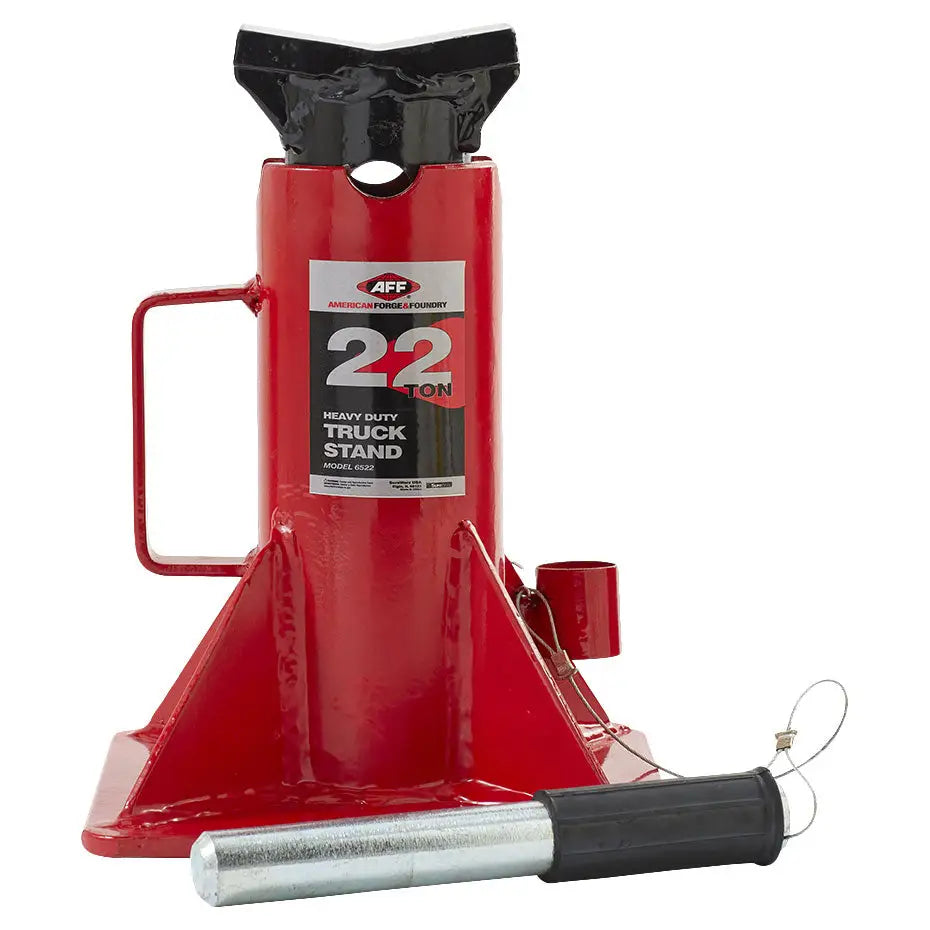 22 Ton Heavy Duty Safety Stand with Pin Style - Secure and Stable Support for Vehicle Repairs, Construction, and Industrial Use - AFF 6522