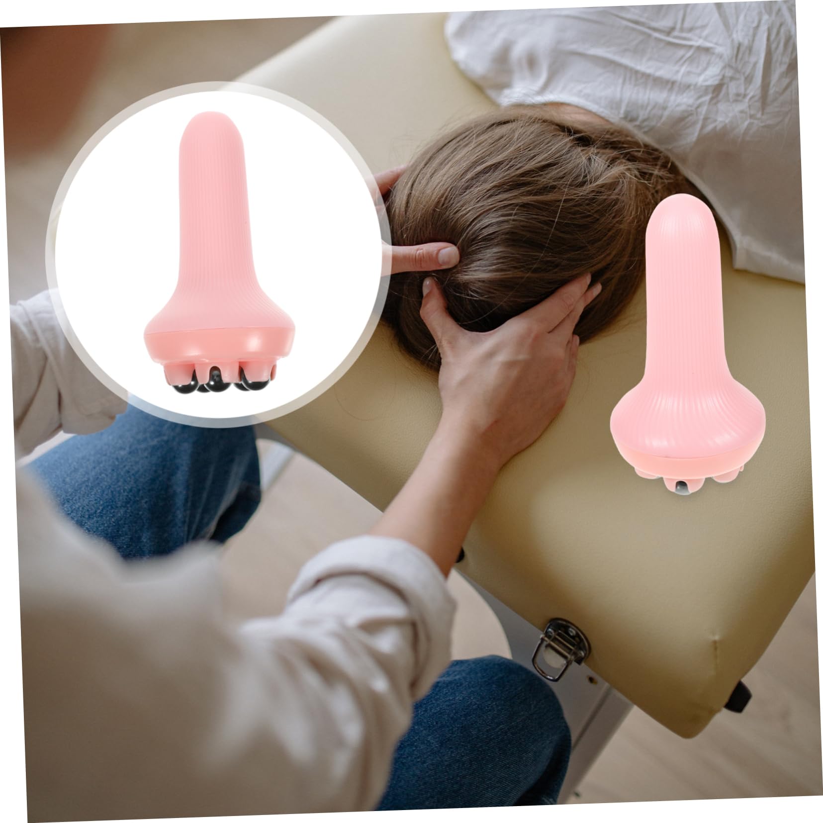 GLEAVI Portable Roller Massager - Handheld Body Massage Tool for Arms, Waist & Muscles | Durable ABS Construction | Perfect for Home Relaxation, Office Stress Relief & Post-Workout Recovery