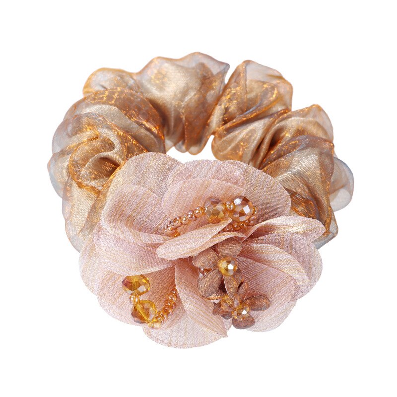 Elegant Women's Crystal Embellished Fabric & Leather Hair Band - Perfect for Weddings, Parties, and Everyday Fashion Accessories