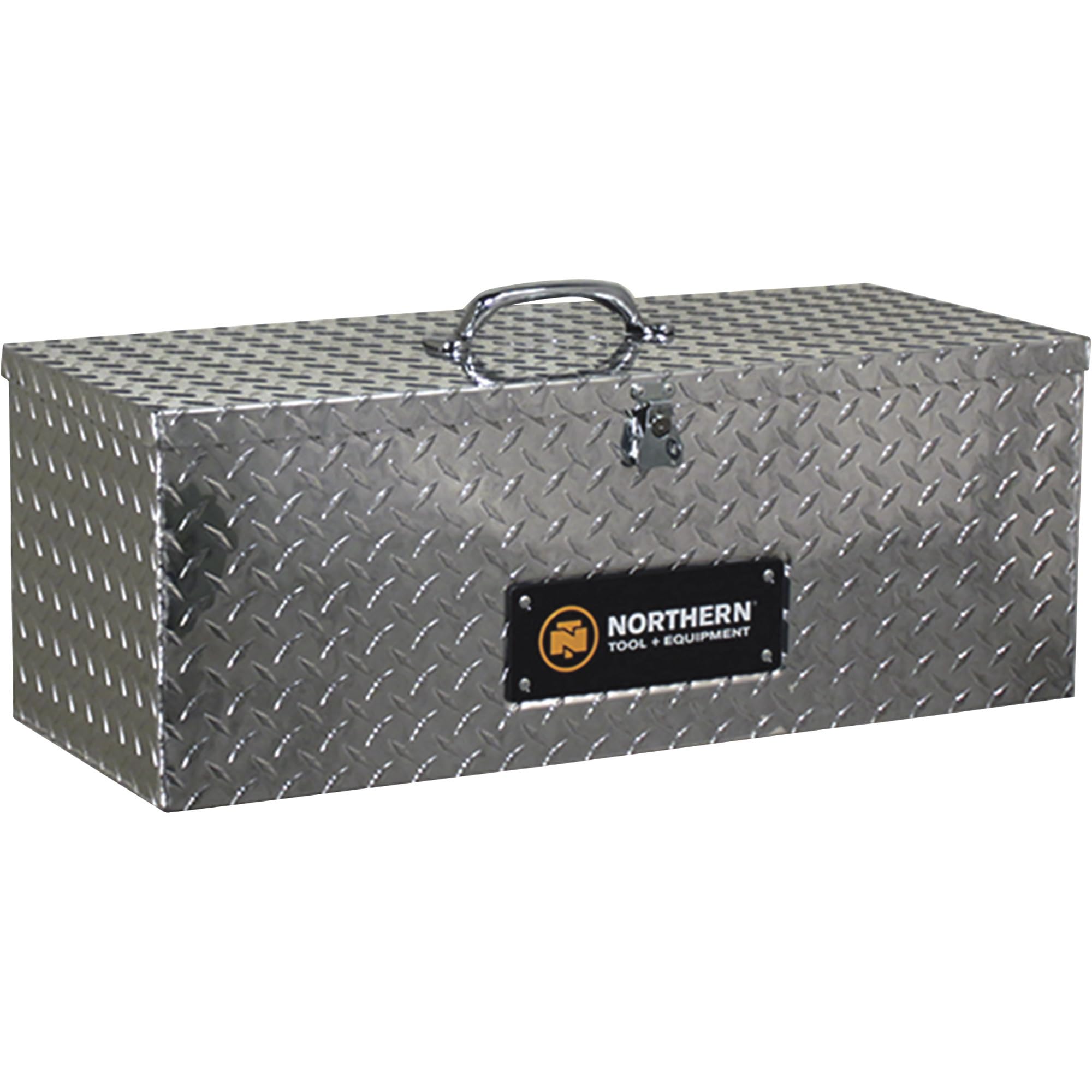 Northern Tool + Equipment Heavy Duty Aluminum Tool Tote Box - 30 x 12 x 12 Inches - Durable Storage for Tools, Equipment & DIY Supplies - Perfect for Job Sites, Workshops & Home Organization
