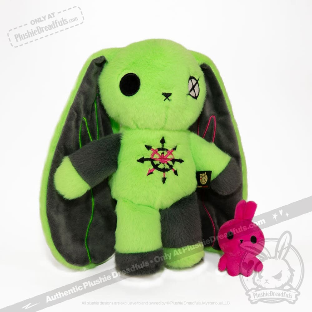 Plushie Dreadfuls ADHD Rabbit Extra Chaos Edition - Soft Stuffed Animal Toy for Kids & Adults | Perfect for Anxiety Relief, ADHD Support & Emotional Comfort