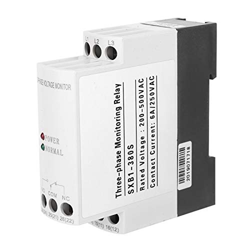 Phase Sequence Protector, High Efficiency Air Compressor & Portable Distribution Box - Water Pump for Electric Motors | Ideal for Industrial Workshops, Construction Sites & Home Garage Use