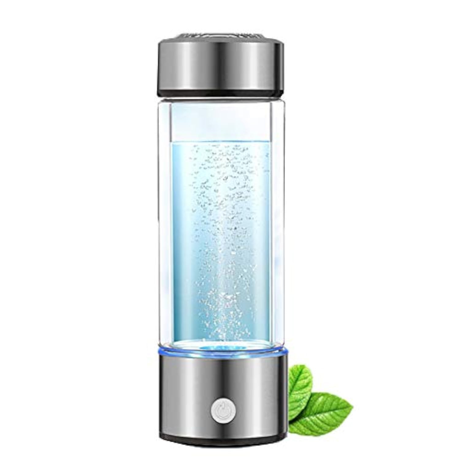Portable Hydrogen Water Bottle Generator - Rechargeable Alkaline Water Ionizer for Health & Hydration - Perfect for Travel, Gym, and Outdoor Activities