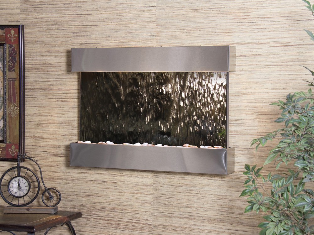 Adagio Reflection Creek Stainless Steel Silver Mirror RCS2040 - Elegant Bathroom & Living Room Decor for Modern Homes
