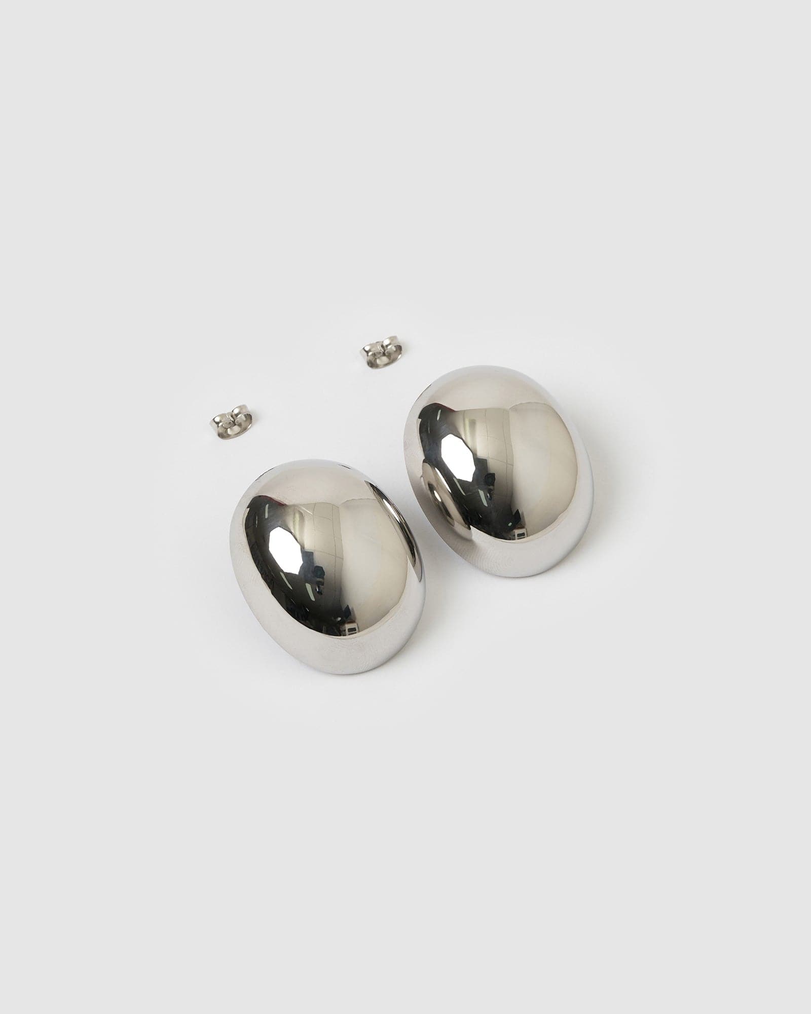 Izoa Azura Stud Earrings for Women - Sterling Silver Minimalist Earrings for Everyday Wear | Perfect for Work, Date Night & Special Occasions