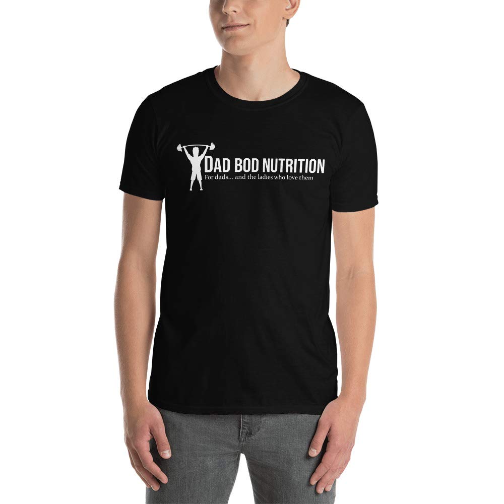 Dad Bod Nutrition Lone Warrior Logo Gym T-Shirt for Men & Women - Workout, Bodybuilding & Fitness Training Apparel