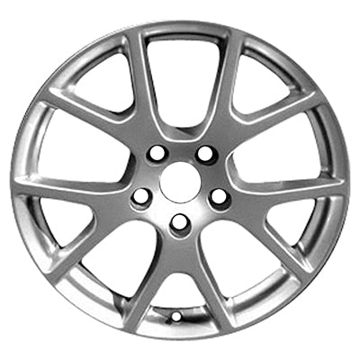 19 Inch Dodge Journey Rim ALY02500 (2011-2017) - Black OEM Wheel 1RU20DX8AC - Perfect Replacement for Dodge Journey SUVs & Trucks