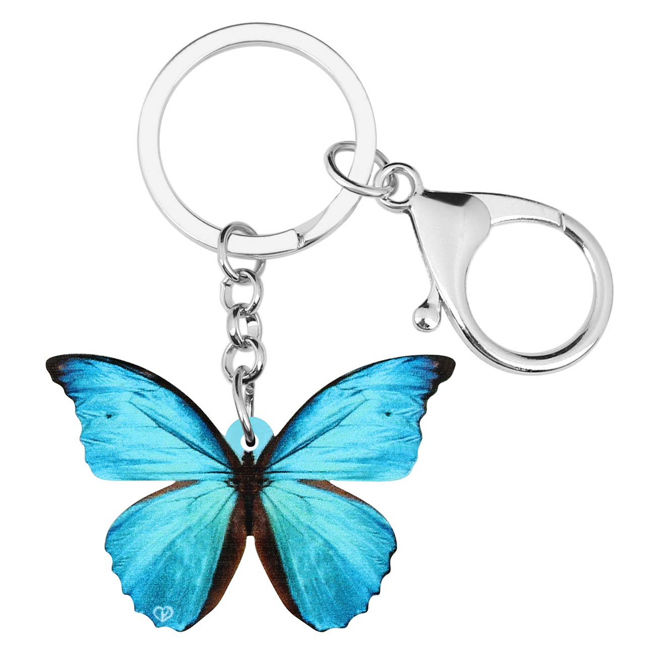 WEVENI Cute Butterfly Keychain - Stylish Butterfly Gifts for Women & Girls - Perfect for Bags, Wallets, Car Keys & Accessories | Great for Everyday Use, Birthday Gifts & Fashion Accessories