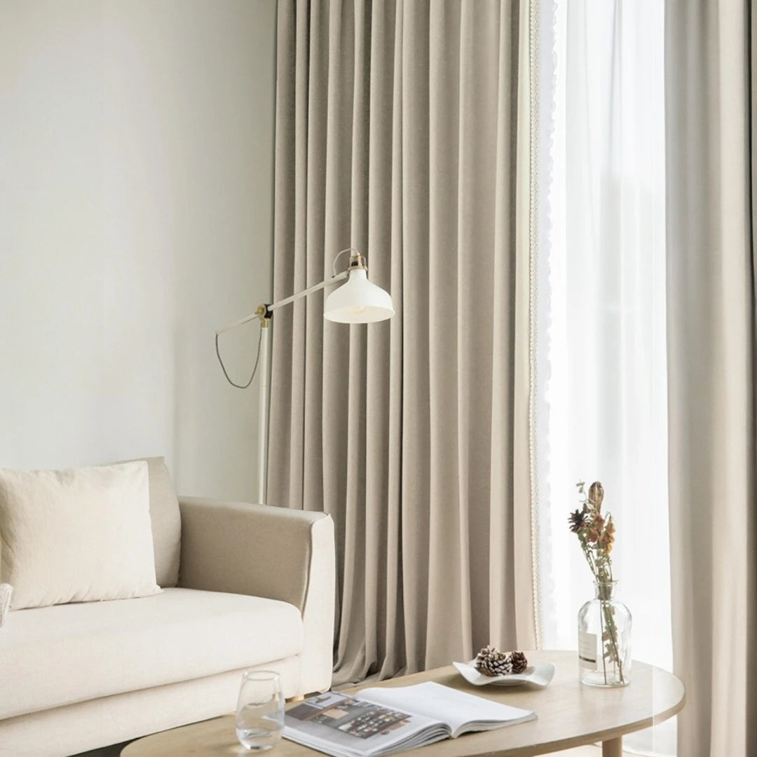 Custom Catherine Velvet Floral Trim Blackout Curtains for Bedroom & Living Room - Light Blocking Window Drapes for Better Sleep & Privacy