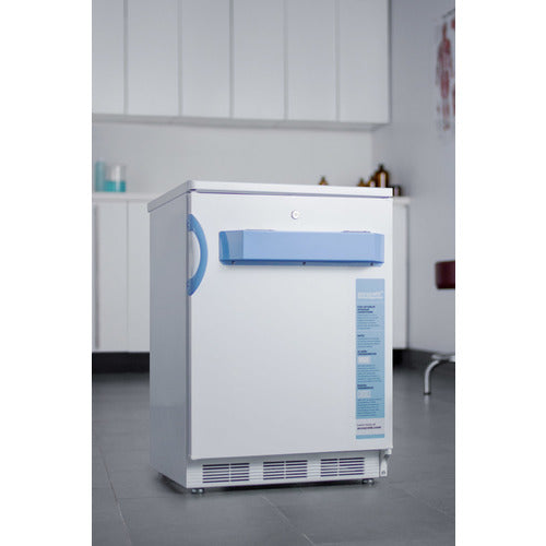 Accucold 24-Inch Wide Built-In Under Counter Auto Defrost Medical Refrigerator - FF7LWBIMED2 | Perfect for Labs, Pharmacies & Healthcare Facilities