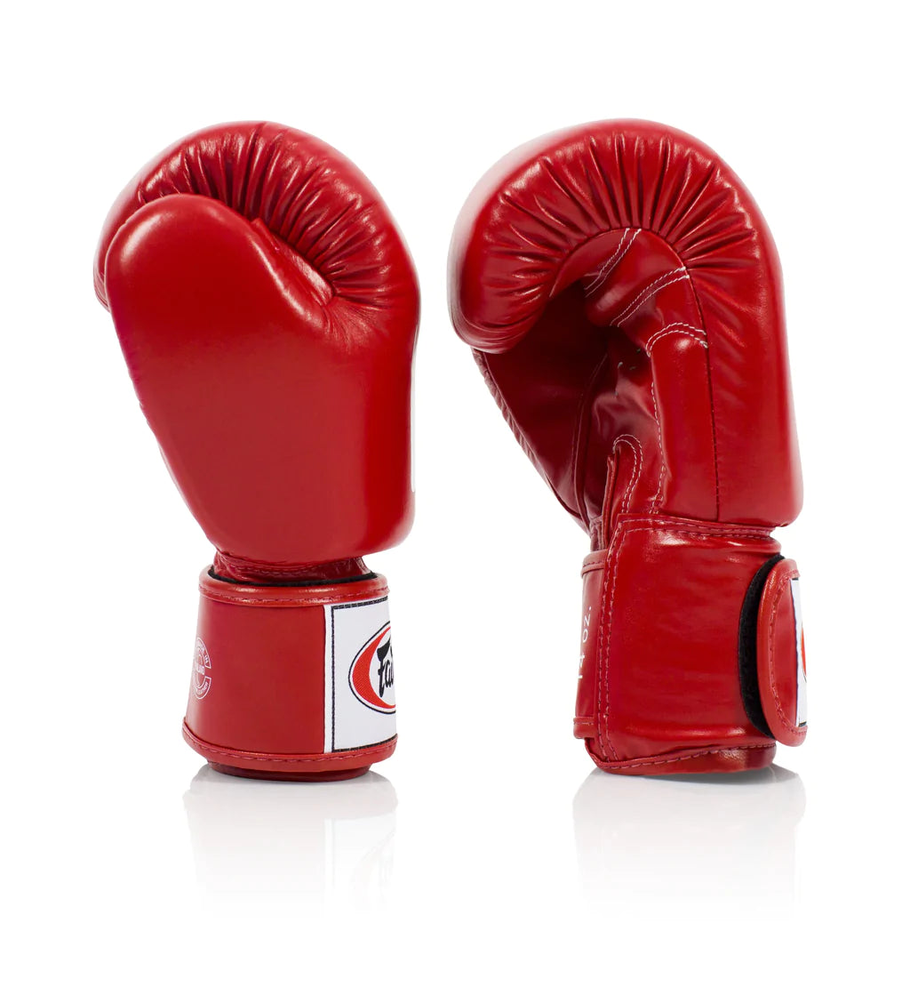 Fairtex BGV19 Deluxe Tight Fit Boxing Gloves for Training, Sparring & Muay Thai - Premium Leather MMA Gloves for Men & Women