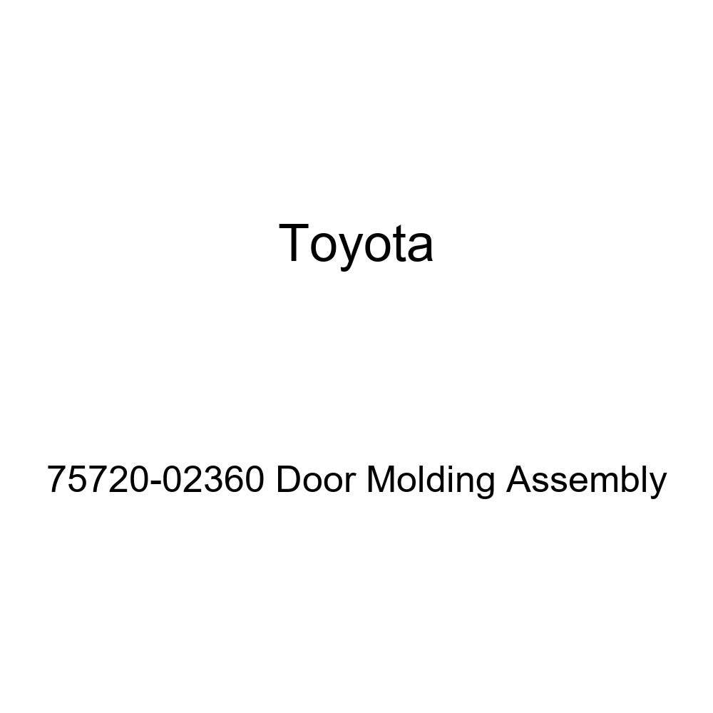 Genuine Toyota 75720-02360 Door Molding Assembly - Replacement Part for Toyota Vehicles - Perfect for Car Door Protection and Style Enhancement