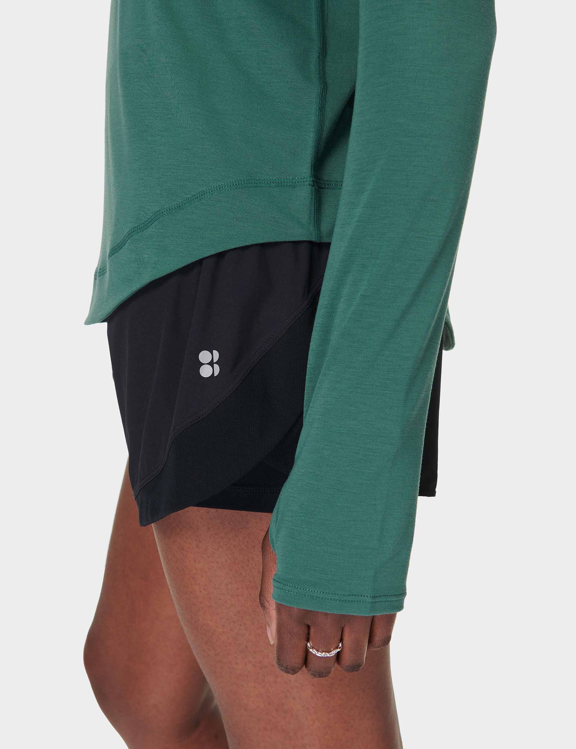 Breathe Easy Running Long Sleeve Top - Moisture Wicking Athletic Shirt for Men & Women in Glade Green - Perfect for Jogging, Gym Workouts & Outdoor Activities