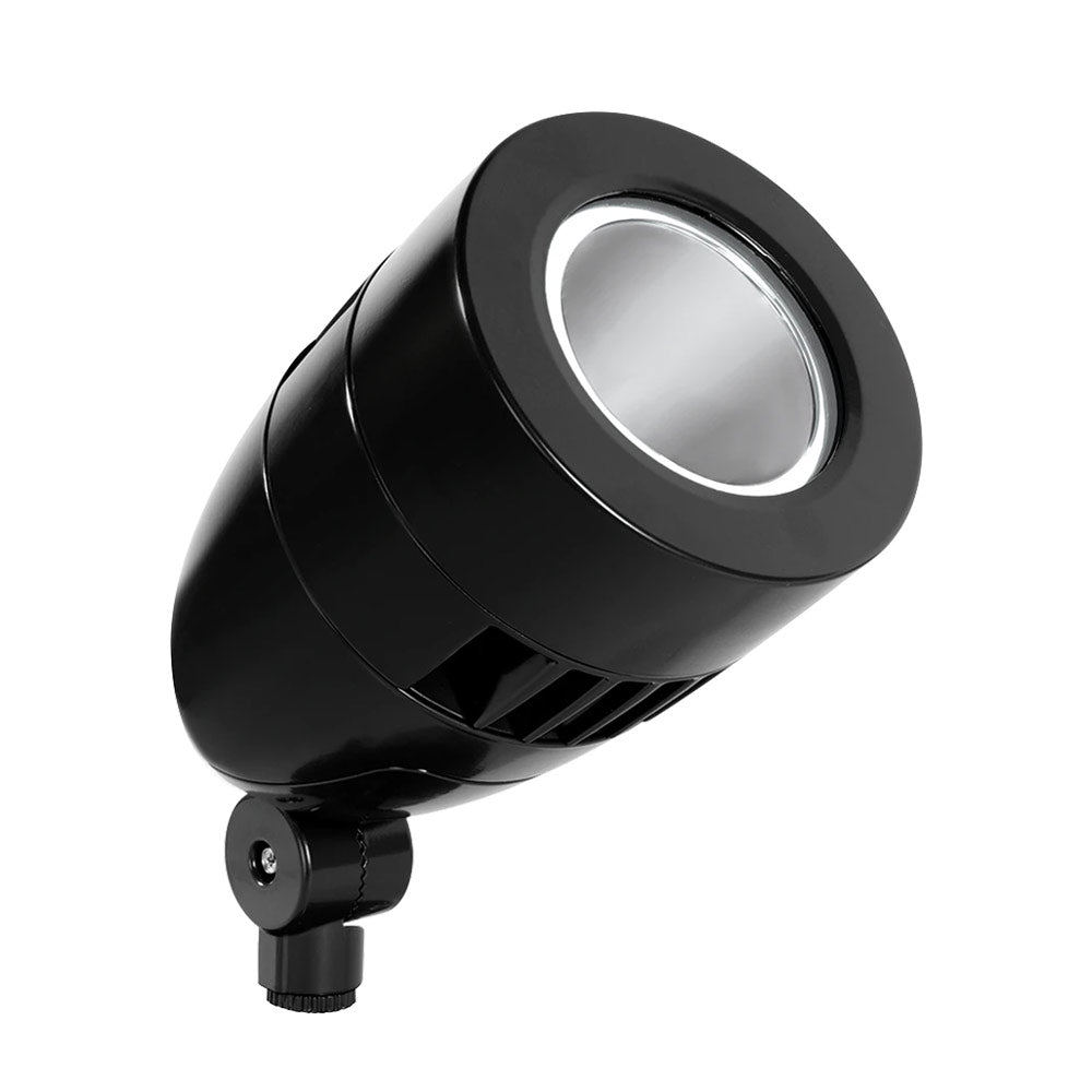 120V LED Bullet Spot Light, 4000K Cool White, Black Outdoor Landscape Lighting for Garden, Pathway, and Architectural Accent