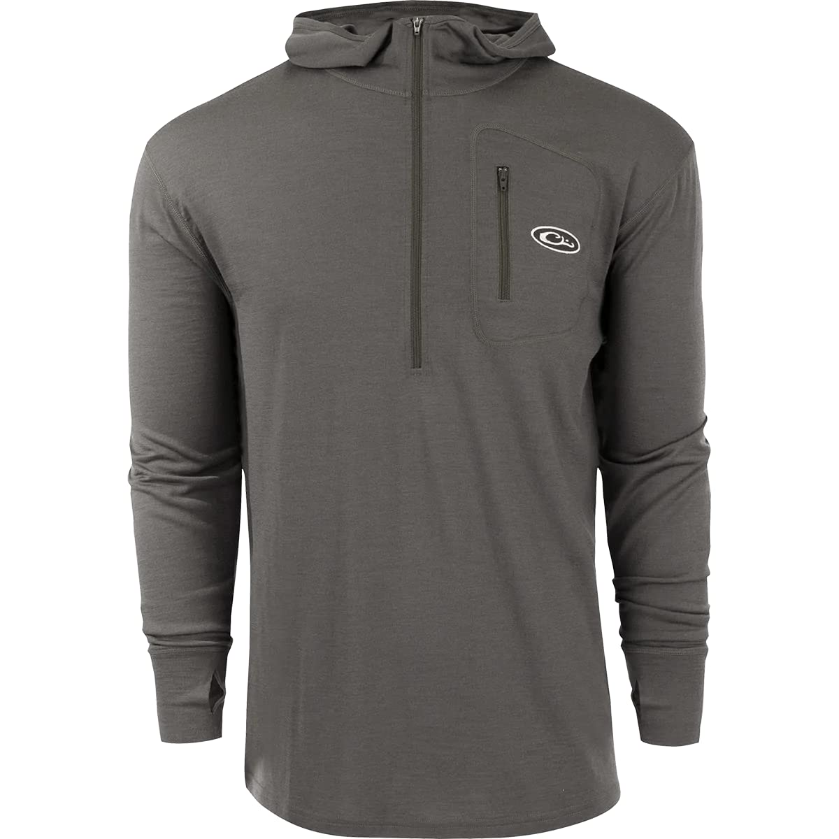 Drake Waterfowl Men's 1/2 Zip Pullover - Lightweight Hunting Jacket for Outdoor Adventures & Casual Wear