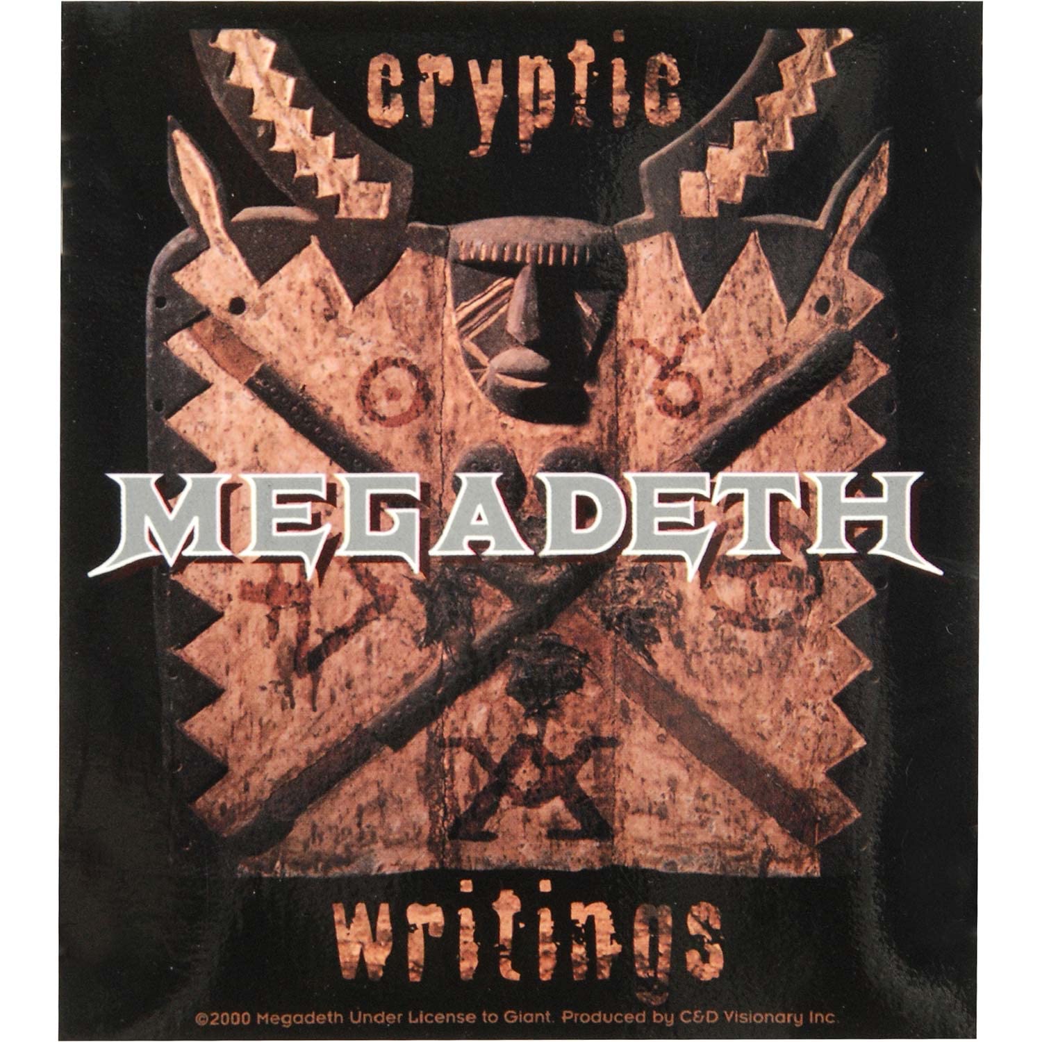 Megadeth Band Stickers - Vintage Heavy Metal Decals for Laptops, Cars & Guitar Cases - Perfect for Fans & Music Lovers