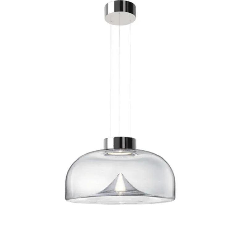 Clear Glass Shade for Kitchen Island Pendant Lighting - Durable Hanging Light Fixture Cover for Modern Dining Room & Breakfast Bar Decor