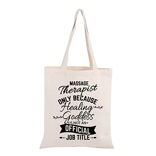 massage therapist tote bag