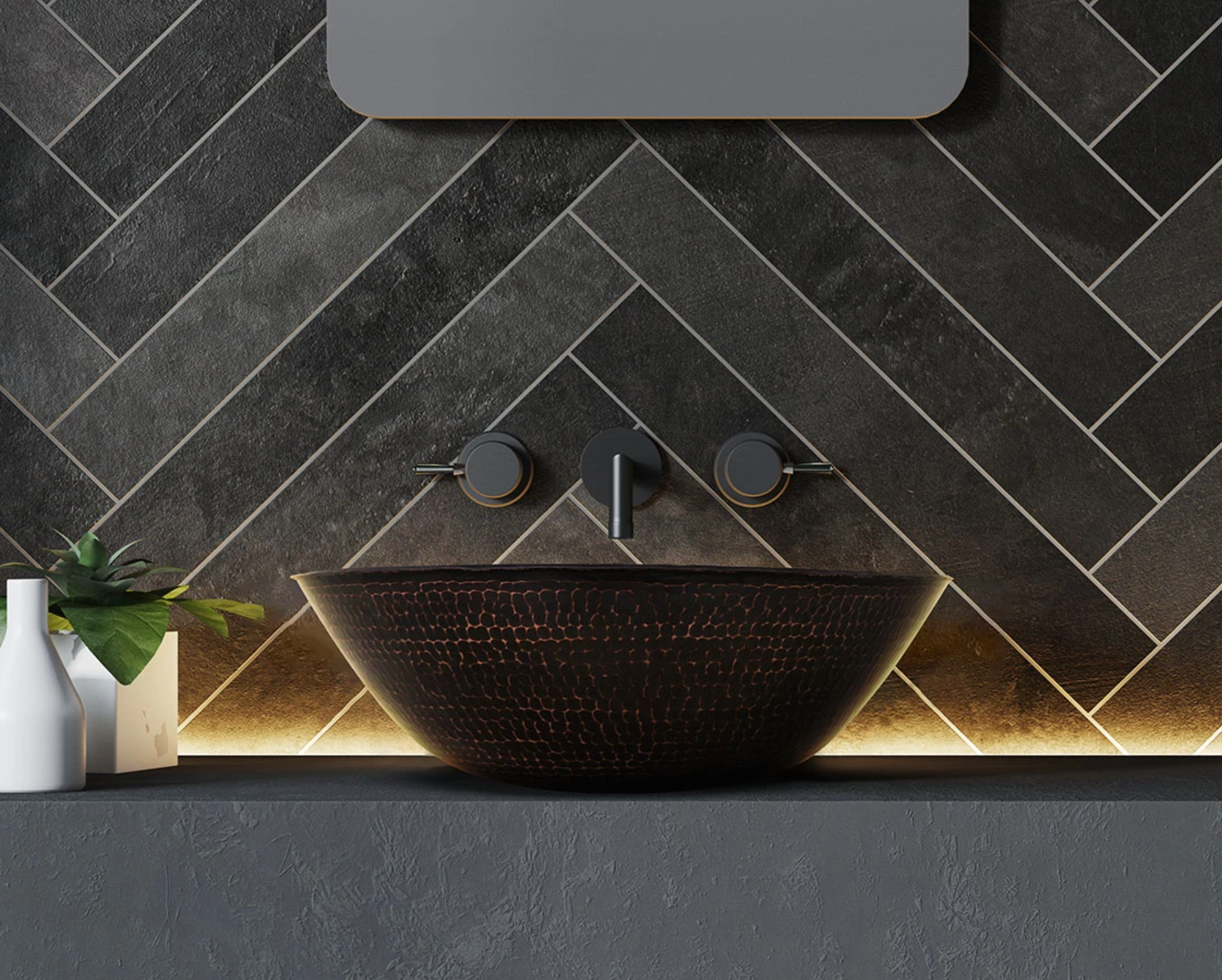 Handmade Hammered Copper Farmhouse Sink - Round Vessel Bathroom Sink with Antique Finish for Rustic & Modern Decor - Perfect for Bathrooms, Kitchens, and Outdoor Spaces