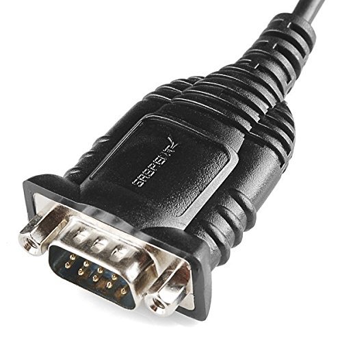 USB to RS232 Serial Converter Cable - 6 Feet DB9 Male to USB A - Compatible with Windows, Mac, Linux - Ideal for Industrial Equipment, POS Systems & Legacy Devices