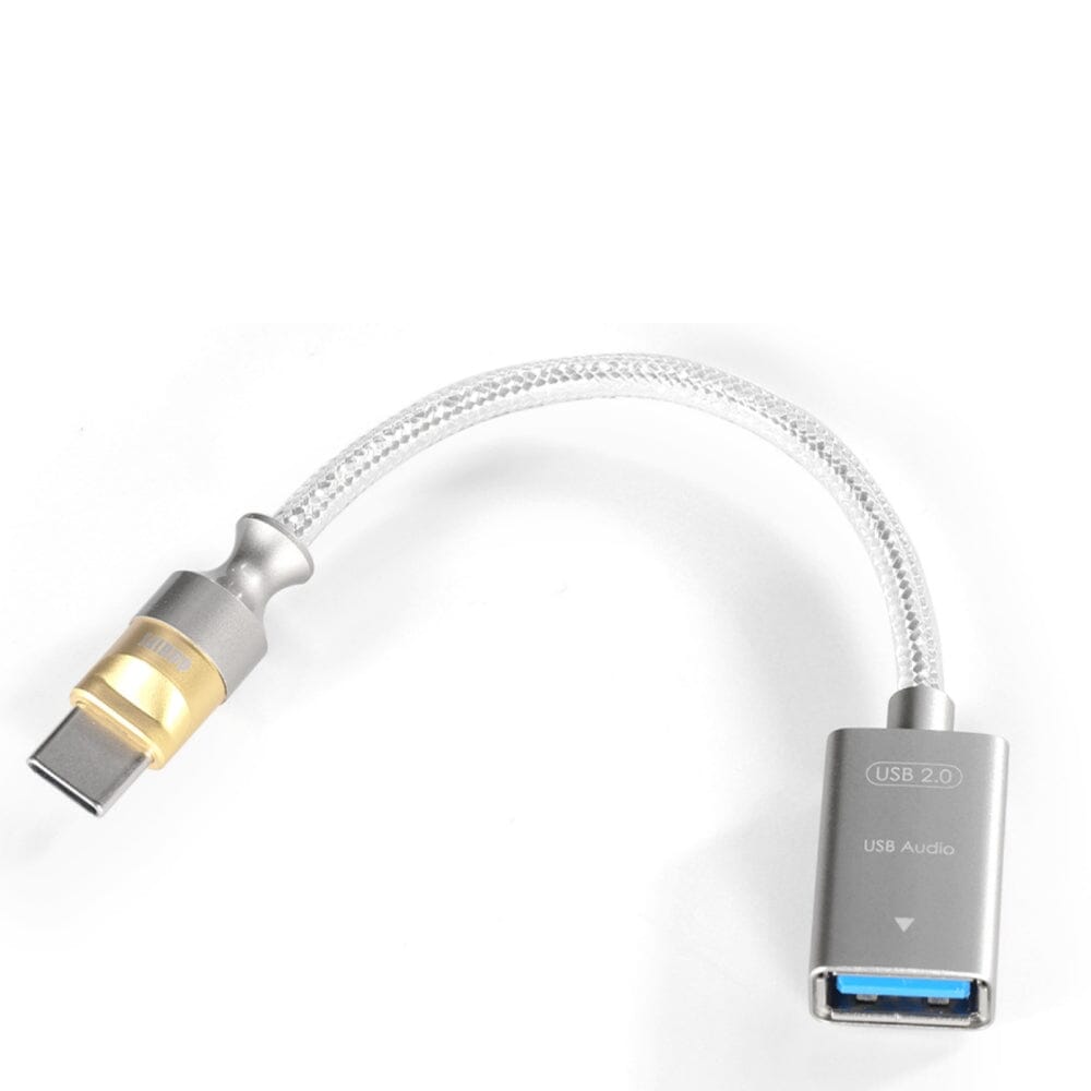 DD ddHiFi TC07F/MFi07F USB A to USB C & Lightning 2.0 OTG Adapter Cable - Fast Data Transfer for iPhone, Android, iPad, MacBook - Perfect for Music, Photos & File Sharing