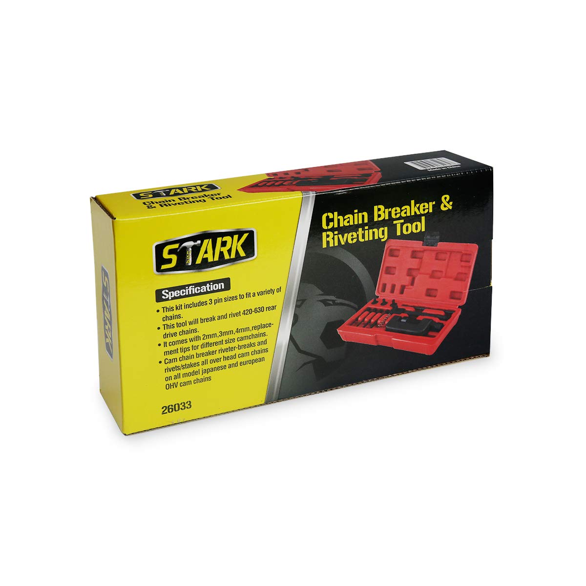 CTA Tools 8982 Heavy Duty Chain Breaker and Riveting Tool Kit for Motorcycle & Bicycle Repair - Professional X-Large Size for ATV, Dirt Bike, and Bike Maintenance