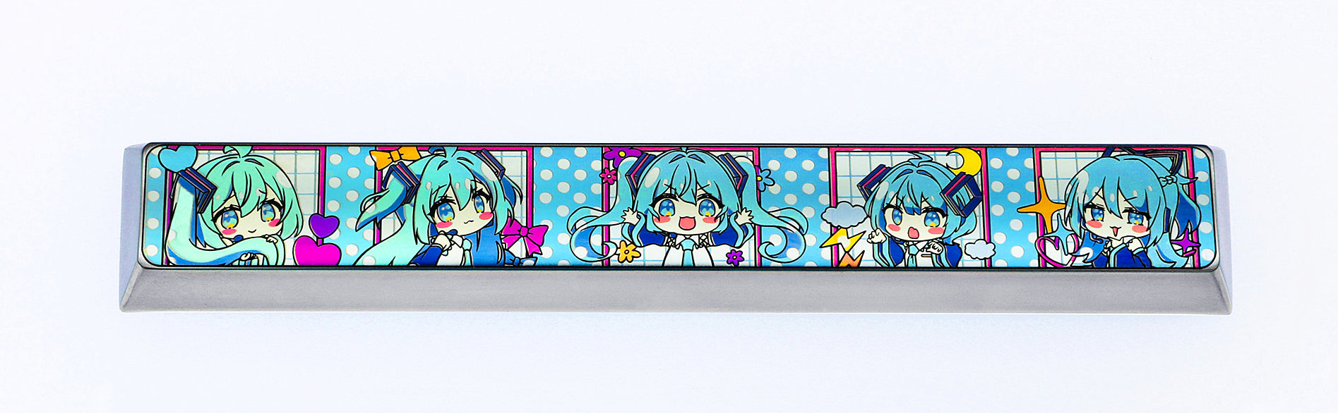 Hatsune Miku Mood Titanium Alloy Space Ring - Anime Cosplay Jewelry for Vocaloid Fans, Perfect Gift for Miku Lovers & Kawaii Fashion Accessories (Concert, Cosplay, Everyday Wear)