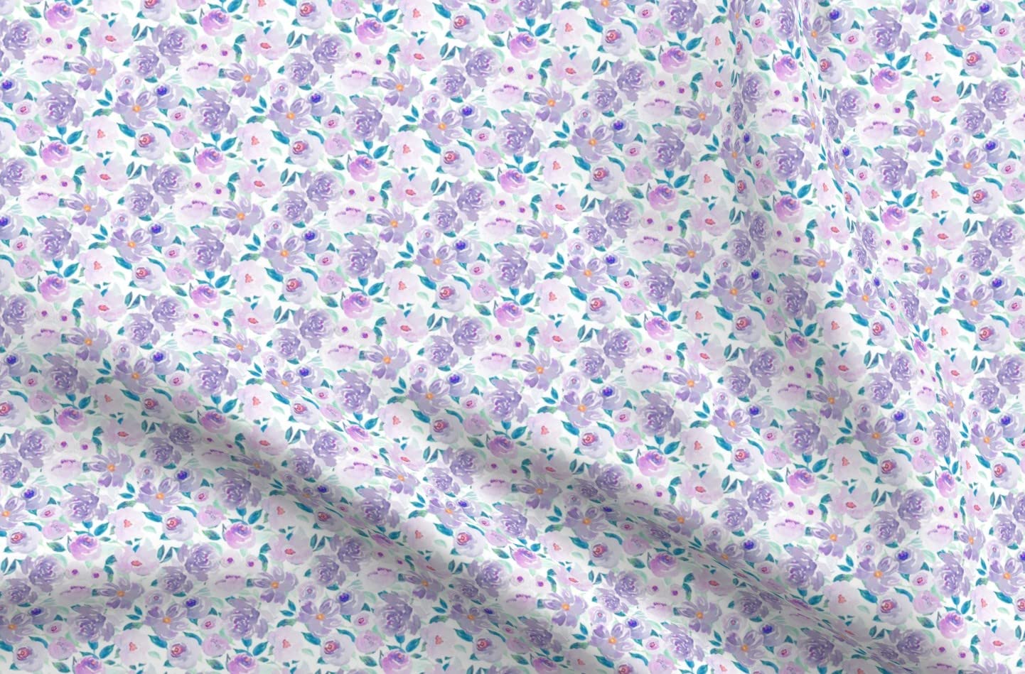 Bloom Shoes Spring Printed Minky Fabric Fat Quarter - Soft Plush Material for Sewing Baby Blankets & Quilt Backing - DIY Craft Projects, Nursery Decor, and Cozy Home Accessories