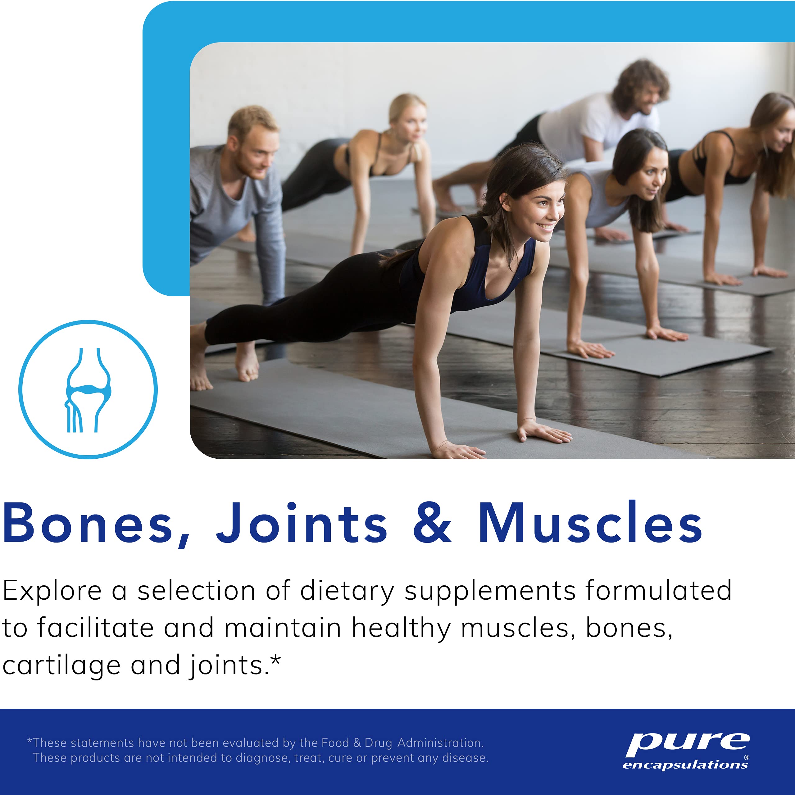 Pure Encapsulations Glucosamine MSM Supplement - 180 Capsules for Joint Support, Mobility & Cartilage Health | Supports Connective Tissue & Joint Comfort | Ideal for Athletes, Seniors & Active Lifestyles