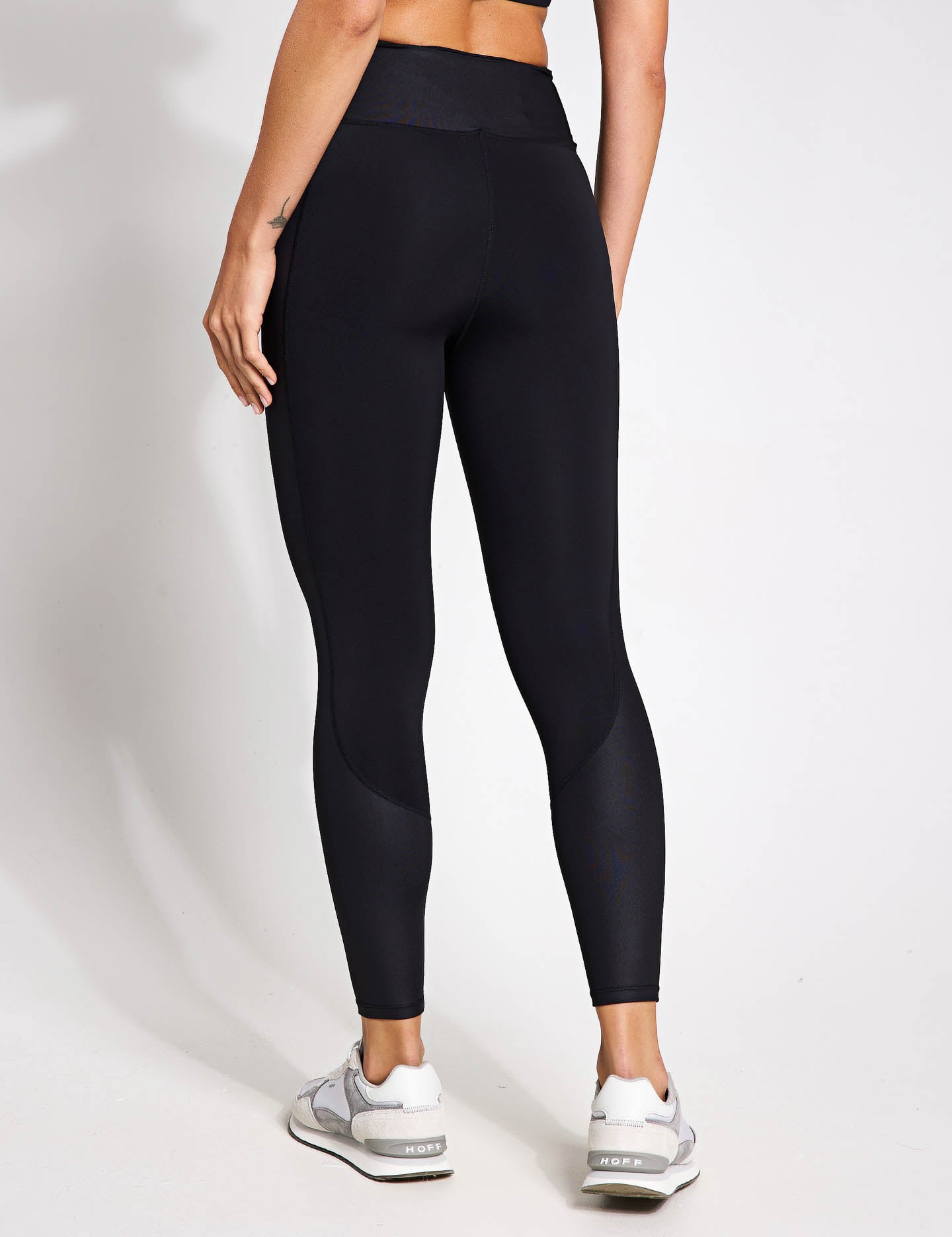 Luana High Waist Yoga Leggings for Women - Black - Comfortable & Stretchy Workout Pants for Running, Gym, and Lounge Wear