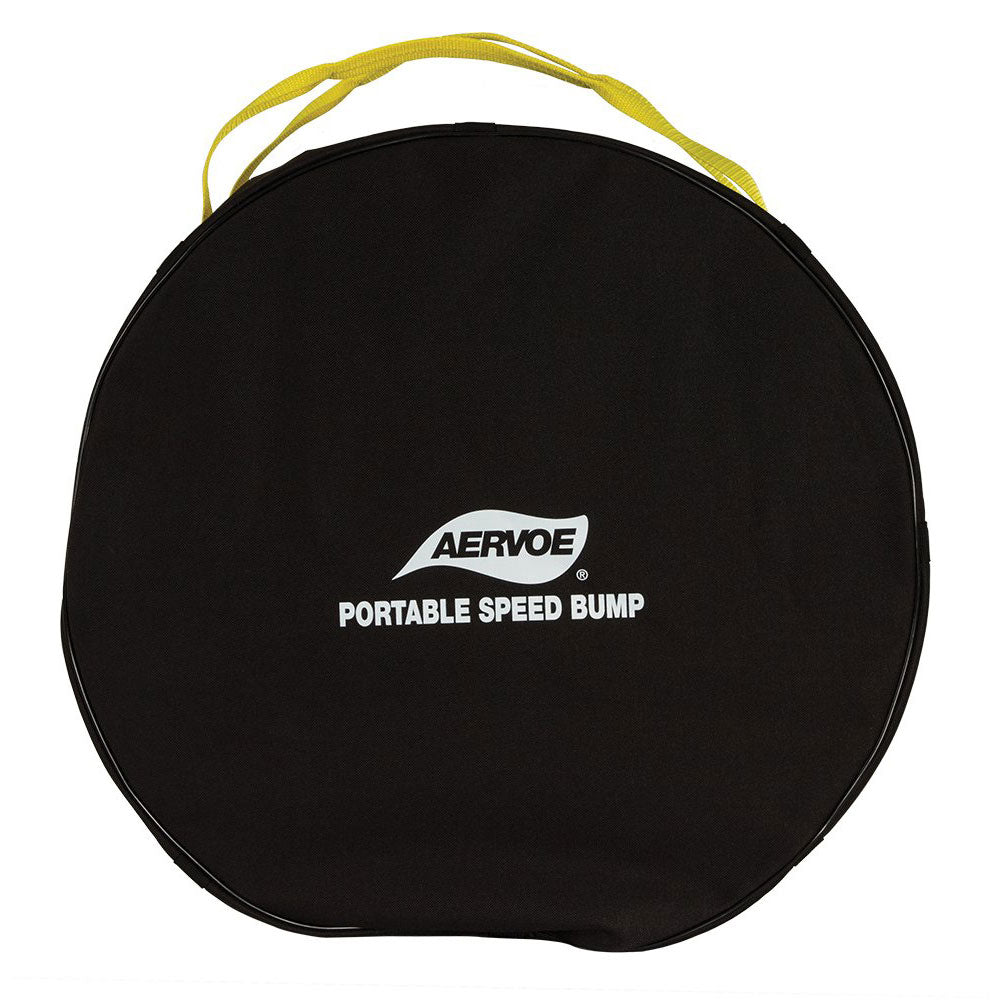 Aervoe 1170 Portable Speed Bump with Reflective Strips - Yellow Safety Traffic Control Device for Parking Lots, Driveways & Construction Zones