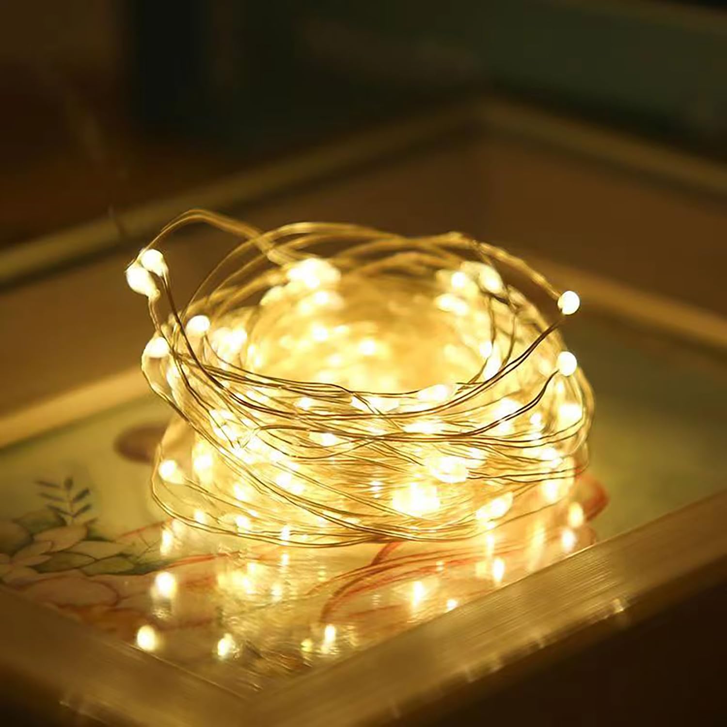 4 Pack LED Fairy Lights Battery Operated with Timer - 3M 30 LED Firefly String Lights, Warm White Copper Wire Twinkle Lights for Bedroom, Christmas, Wedding, Party, Garden & Home Decorations - Perfect for Indoor and Outdoor Decorative Lighting