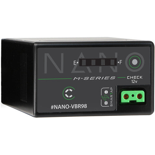 CoreSWX Nano VBR98 7.4V D-Tap Battery for Panasonic Camcorders - Power Solution for Professional Video Recording & Live Streaming