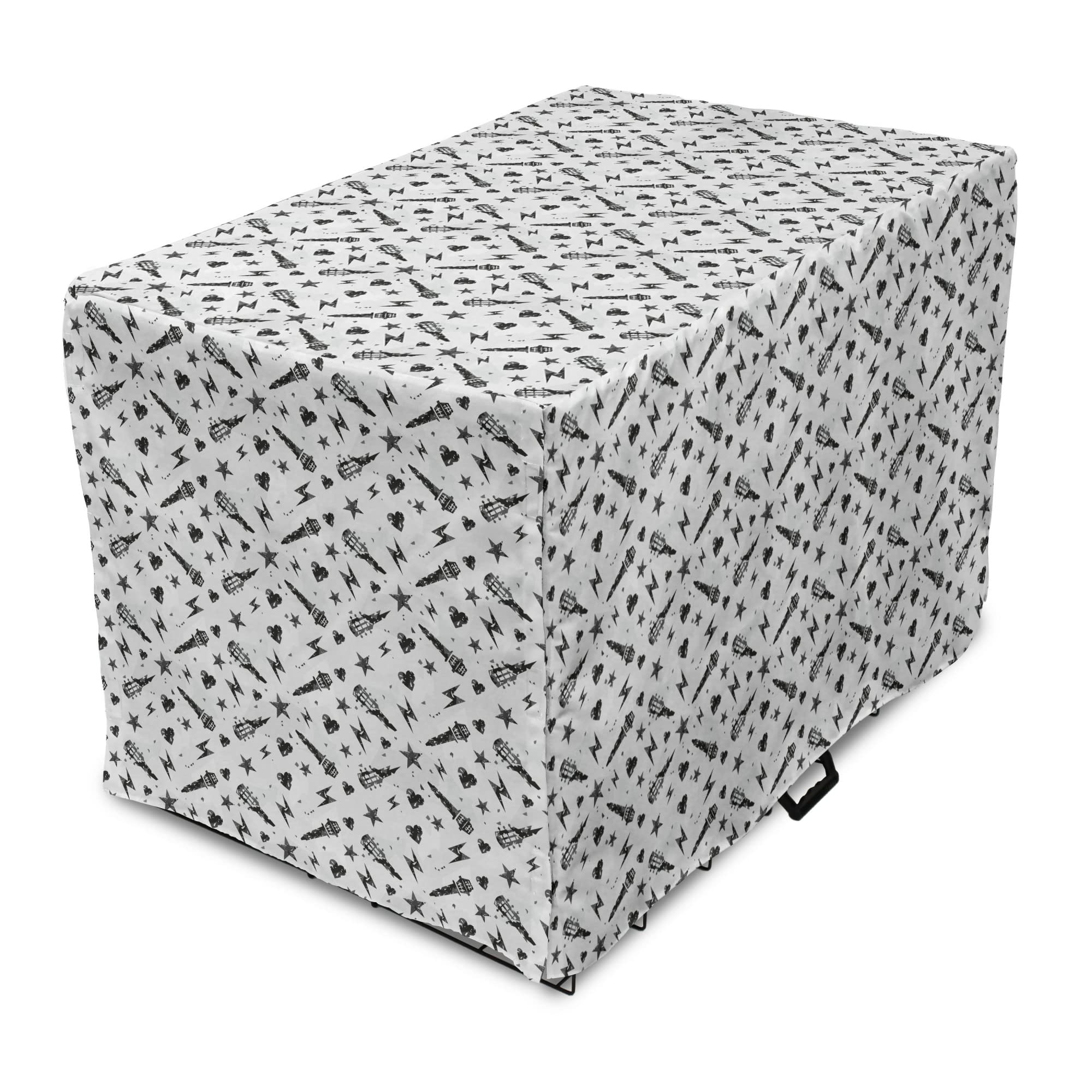 Stylish Multicolor Dog Crate Cover - Breathable Pet Kennel Cover for Comfort & Privacy - Perfect for Home, Travel & Vet Visits