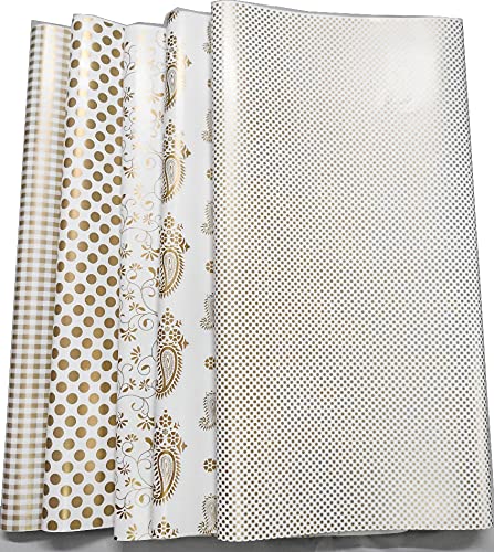 Premium 3A Featuretail Printed Gift Wrapping Paper - 10 Sheets Assorted Designs (19