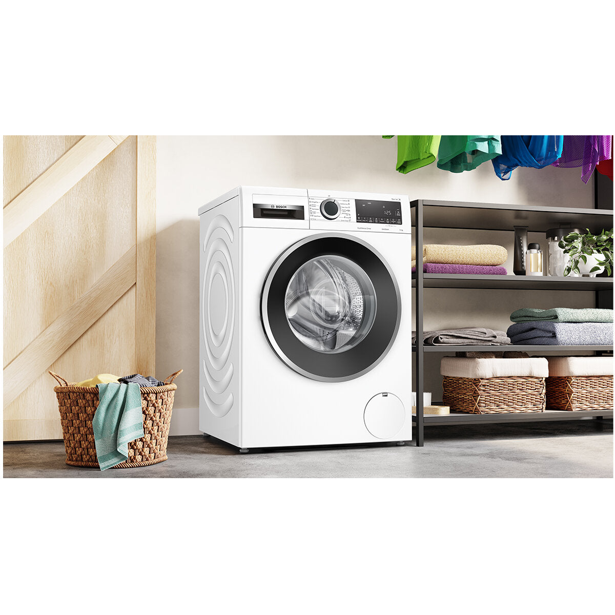 Bosch Series 6 9kg Front Load Washing Machine WGG24409AU - Energy Efficient, Quiet Laundry Appliance for Home & Apartment Use