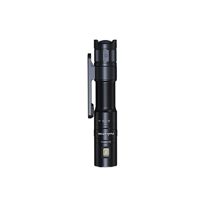 Fenix LD12R Rechargeable Flashlight - 600 Lumens High Brightness, Dual Light Modes for Camping, Hiking & Emergency Use