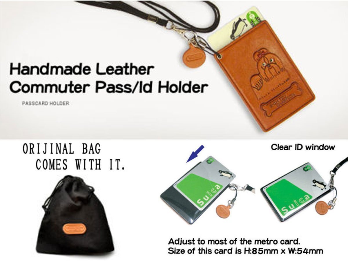 Premium Maine Coon Cat Leather Wallet - Handmade ID/Credit Card Holder Case - VANCA Japanese Craftsmanship | Perfect for Travel, Business & Everyday Use