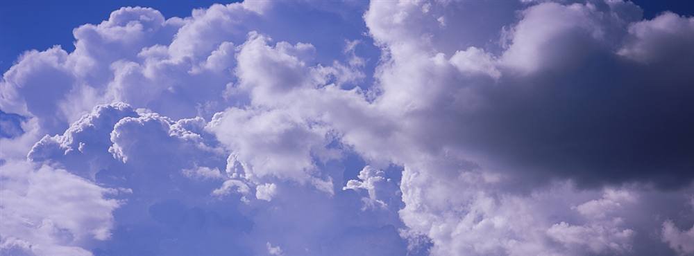Peel & Stick Wall Mural - Low Angle View Cumulus Clouds (48