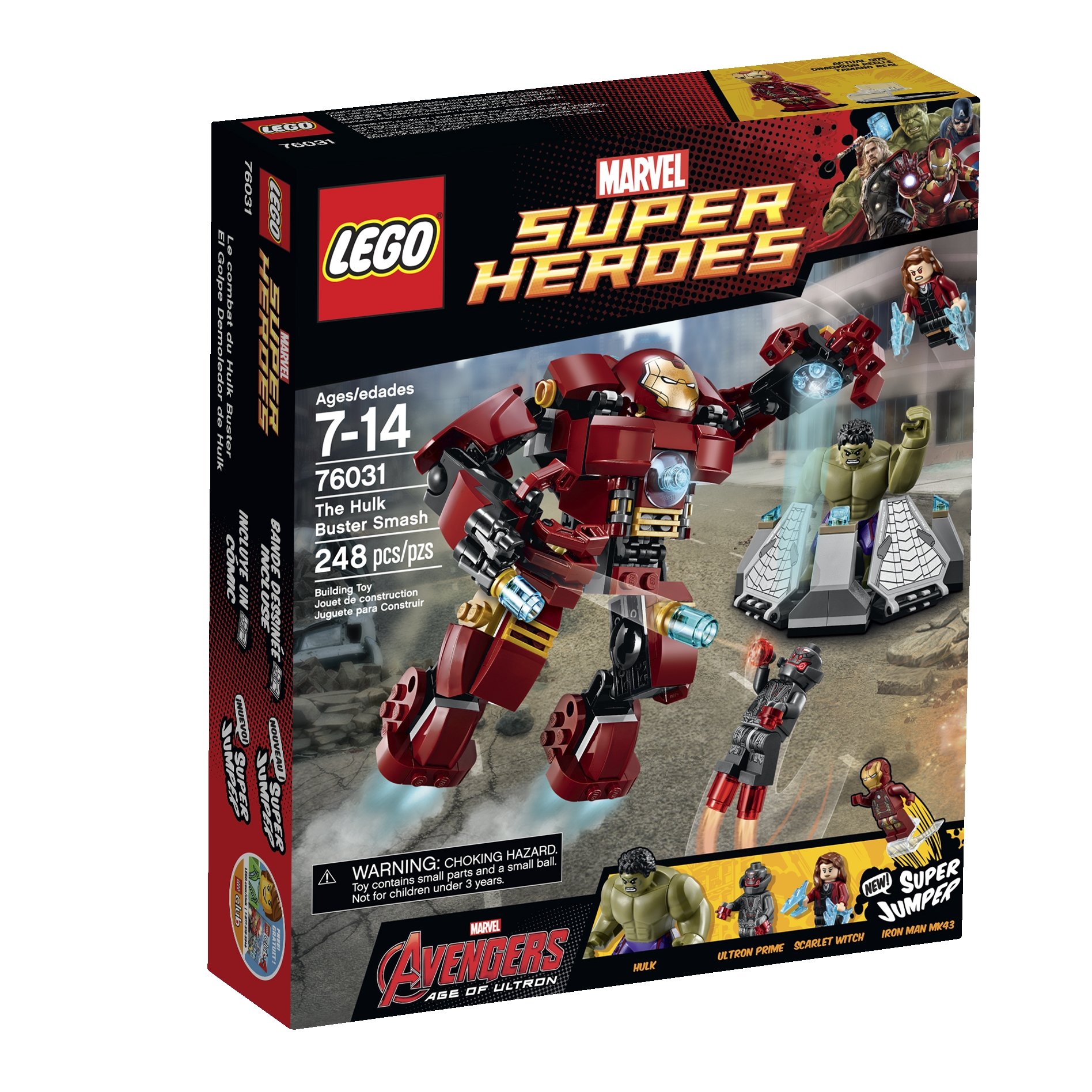 LEGO Superheroes The Hulk Buster Smash - Avengers Superhero Building Blocks Set for Kids & Collectors - Perfect for Creative Play, Birthday Gifts & Marvel Fans