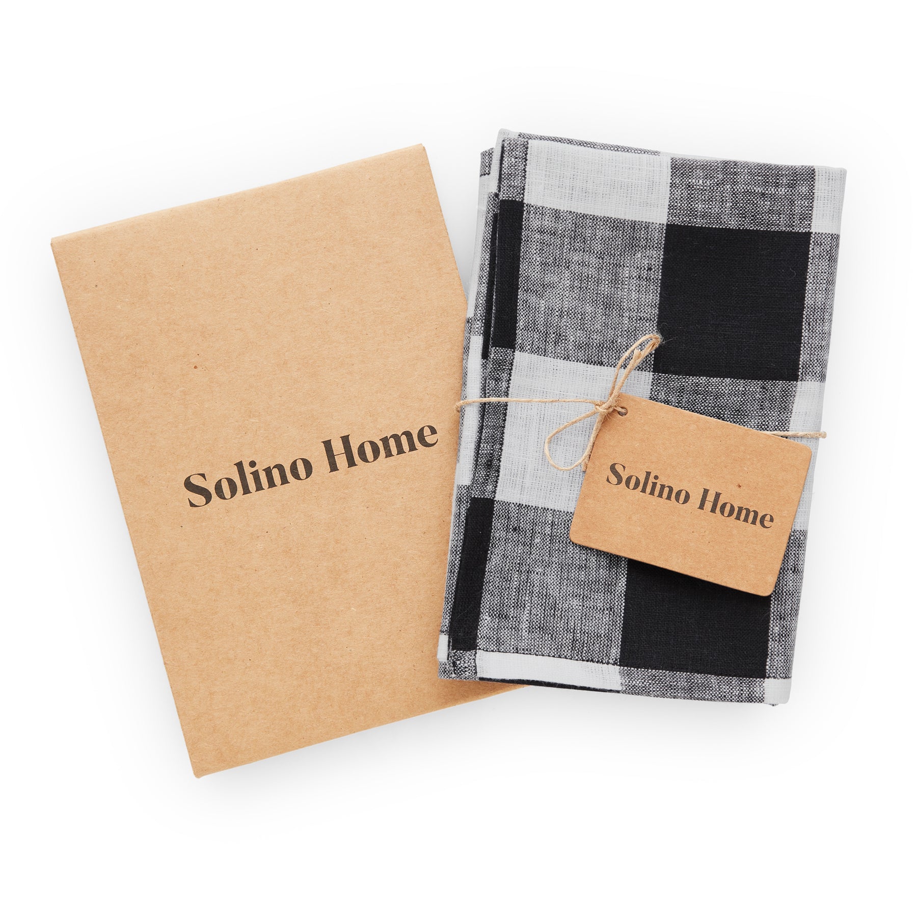 Buffalo Check Cotton Kitchen Towels Set of 2 - Absorbent & Durable Dish Cloths for Drying Dishes, Cleaning & Decor - Farmhouse Style Kitchen Essentials